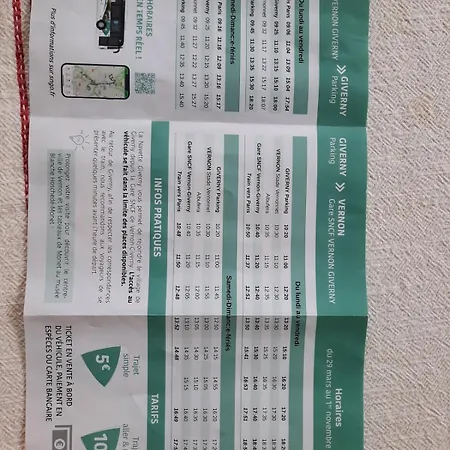 Giverny, Cosy Au 公寓 吉维尼